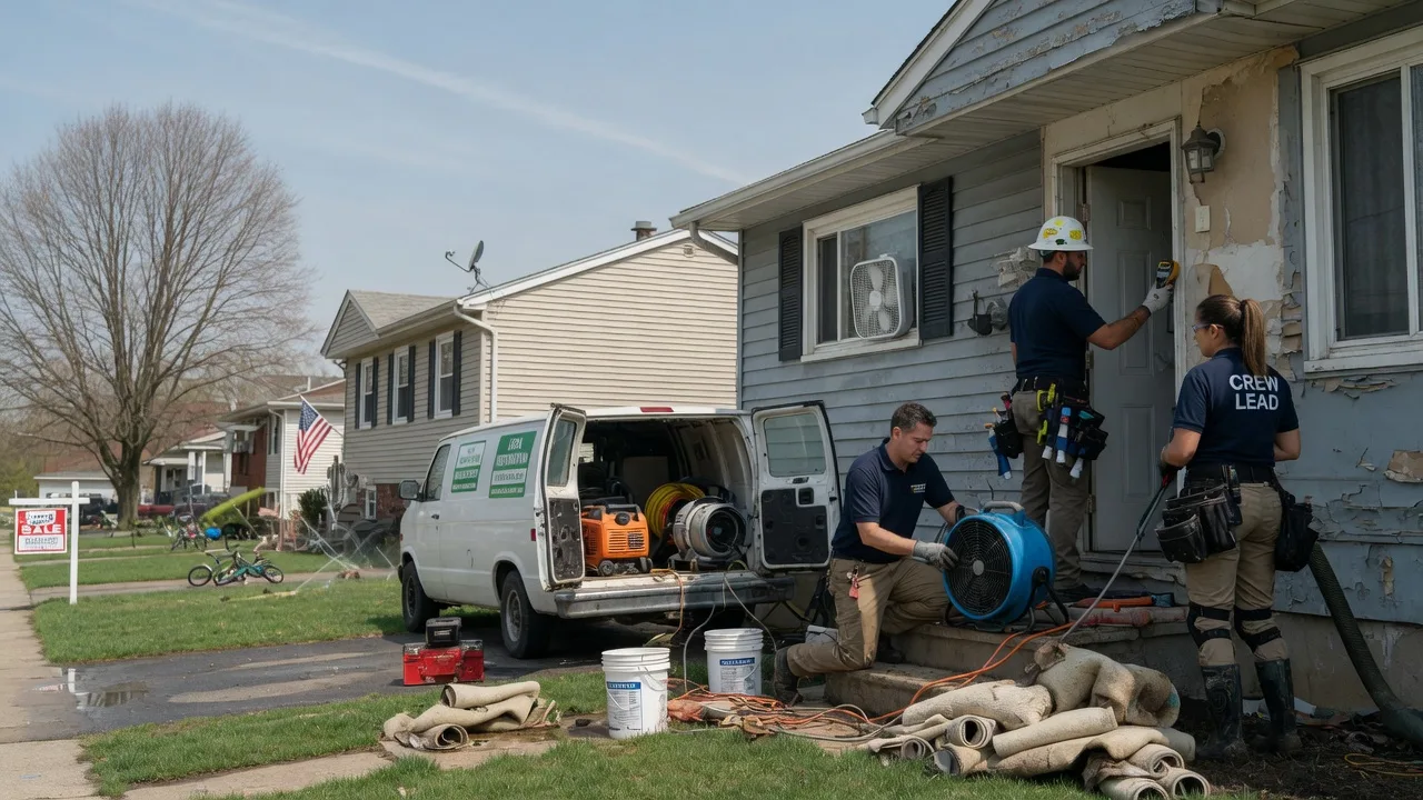 Flood Cleanup in North Robinson, OH near me