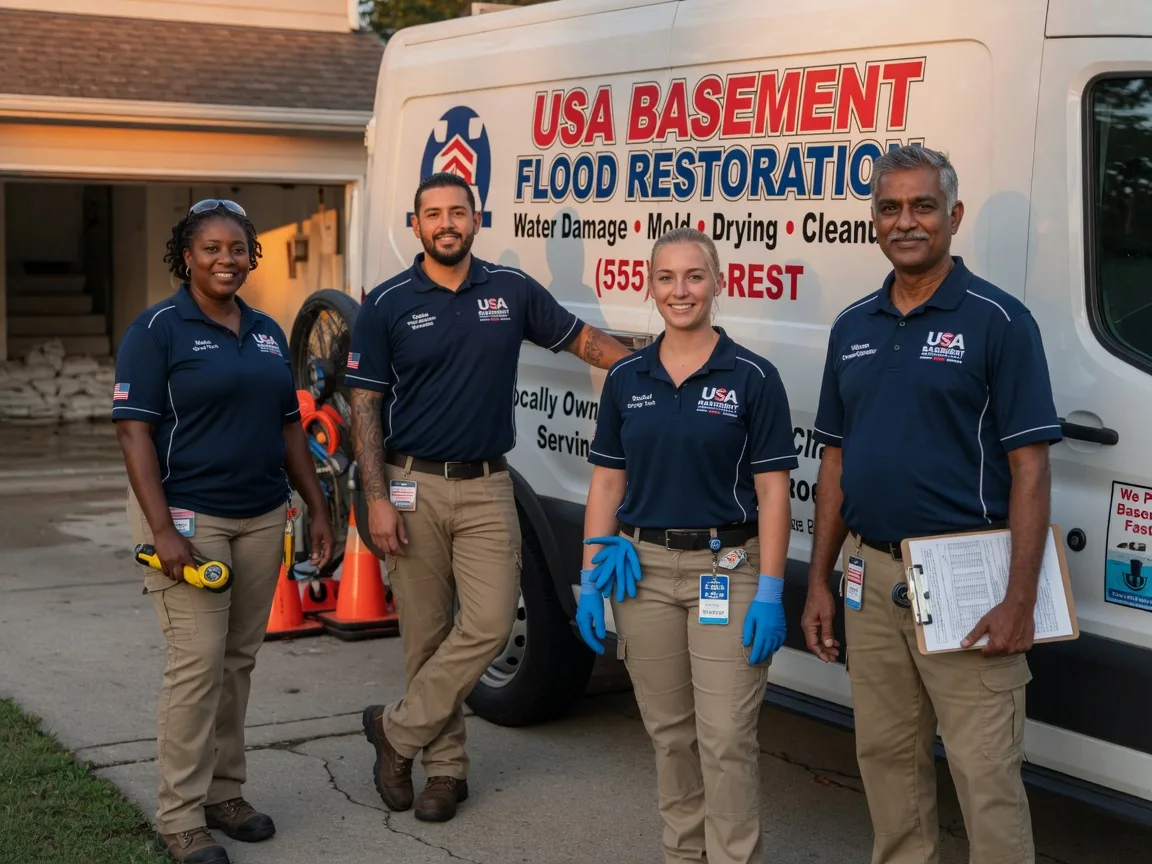 Basement Flood Cleanup company in North Robinson, OH